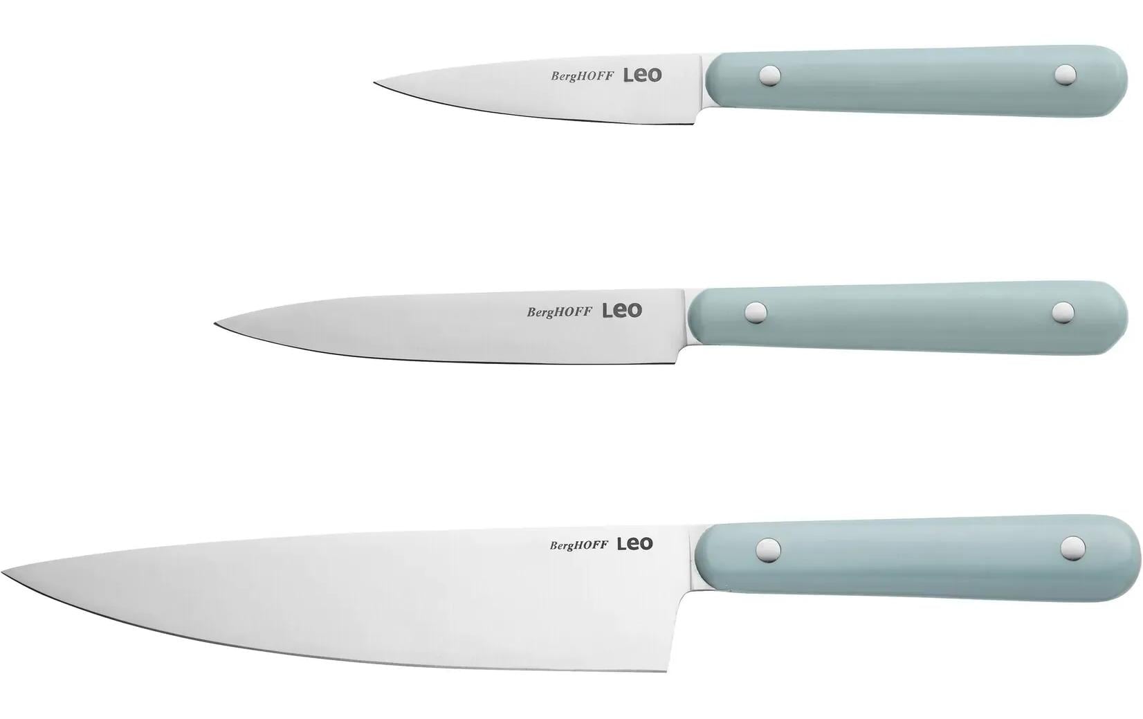 BergHOFF Messerset Leo Glints Slate 3-teilig