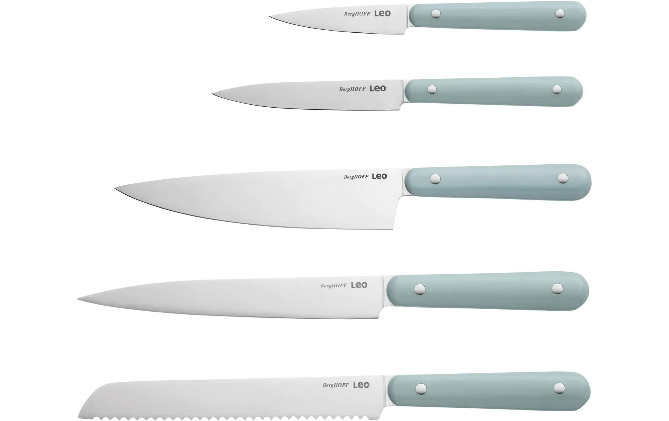 BergHOFF Messerset Leo Glints Slate 5-teilig