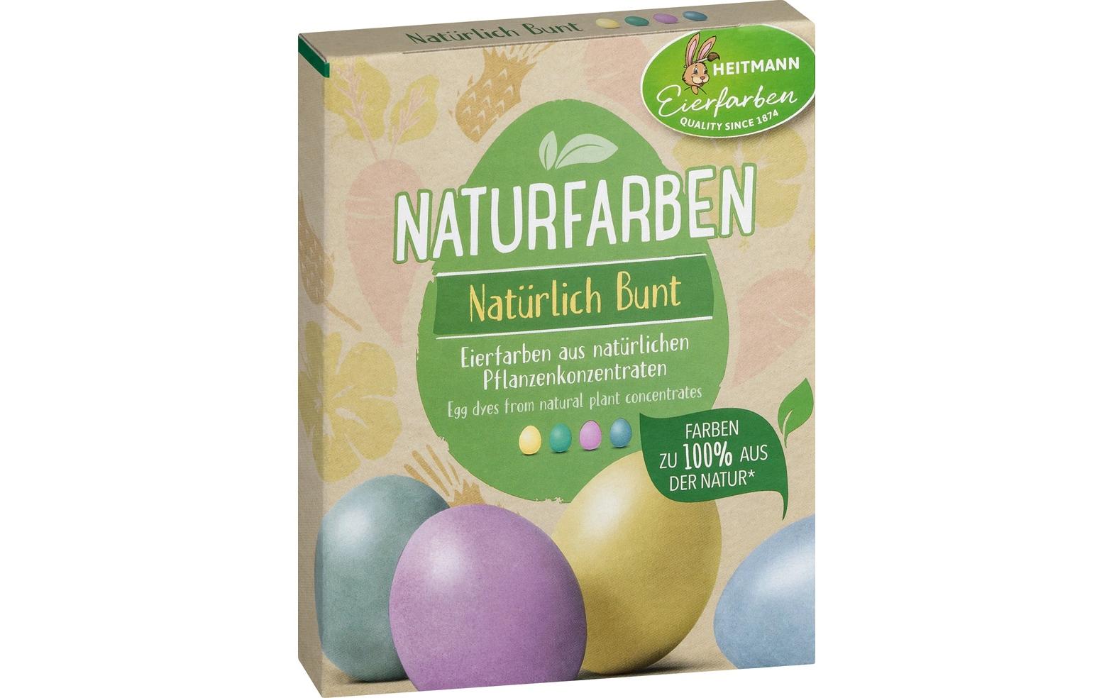 B&H Eiermalfarben Natur 4 Pulverfarben