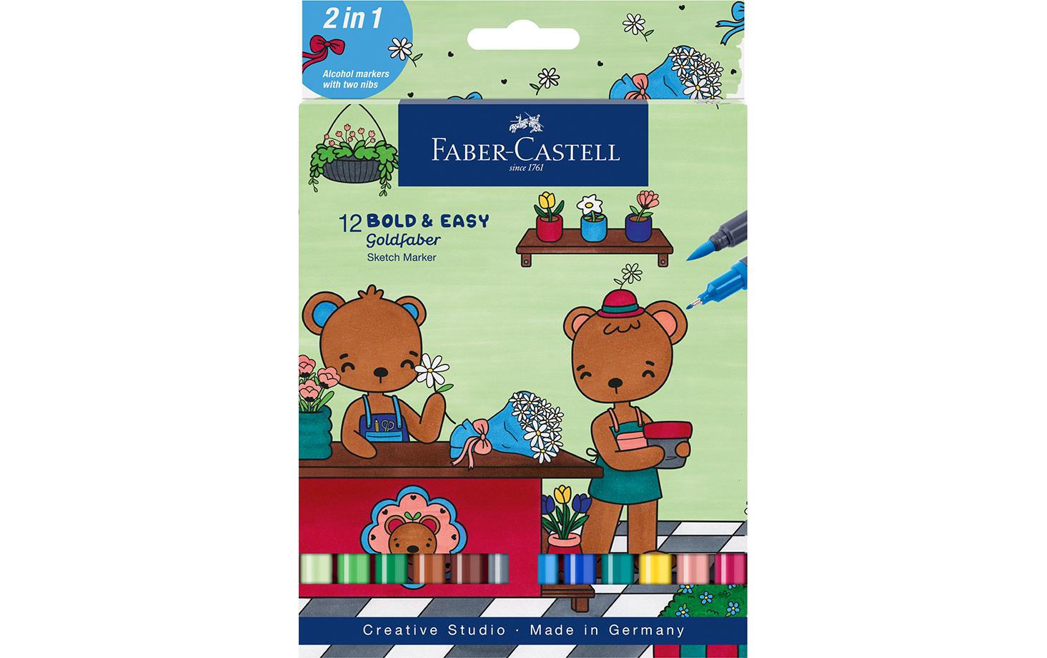 Faber-Castell Sketch Marker Bold Easy 12er Etui