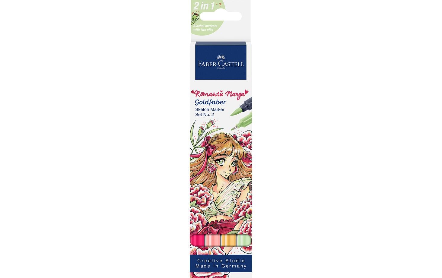 Faber-Castell Sketch Marker Manga 2 4er Etui