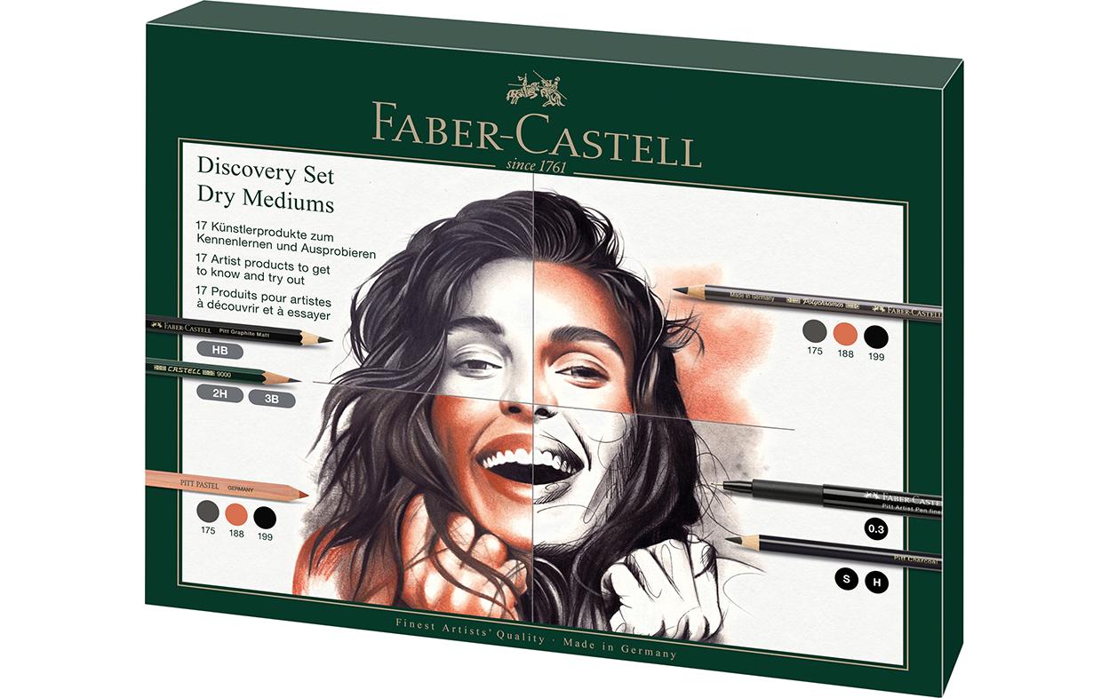 Faber-Castell Discovery Set Dry Medium 17-teilig