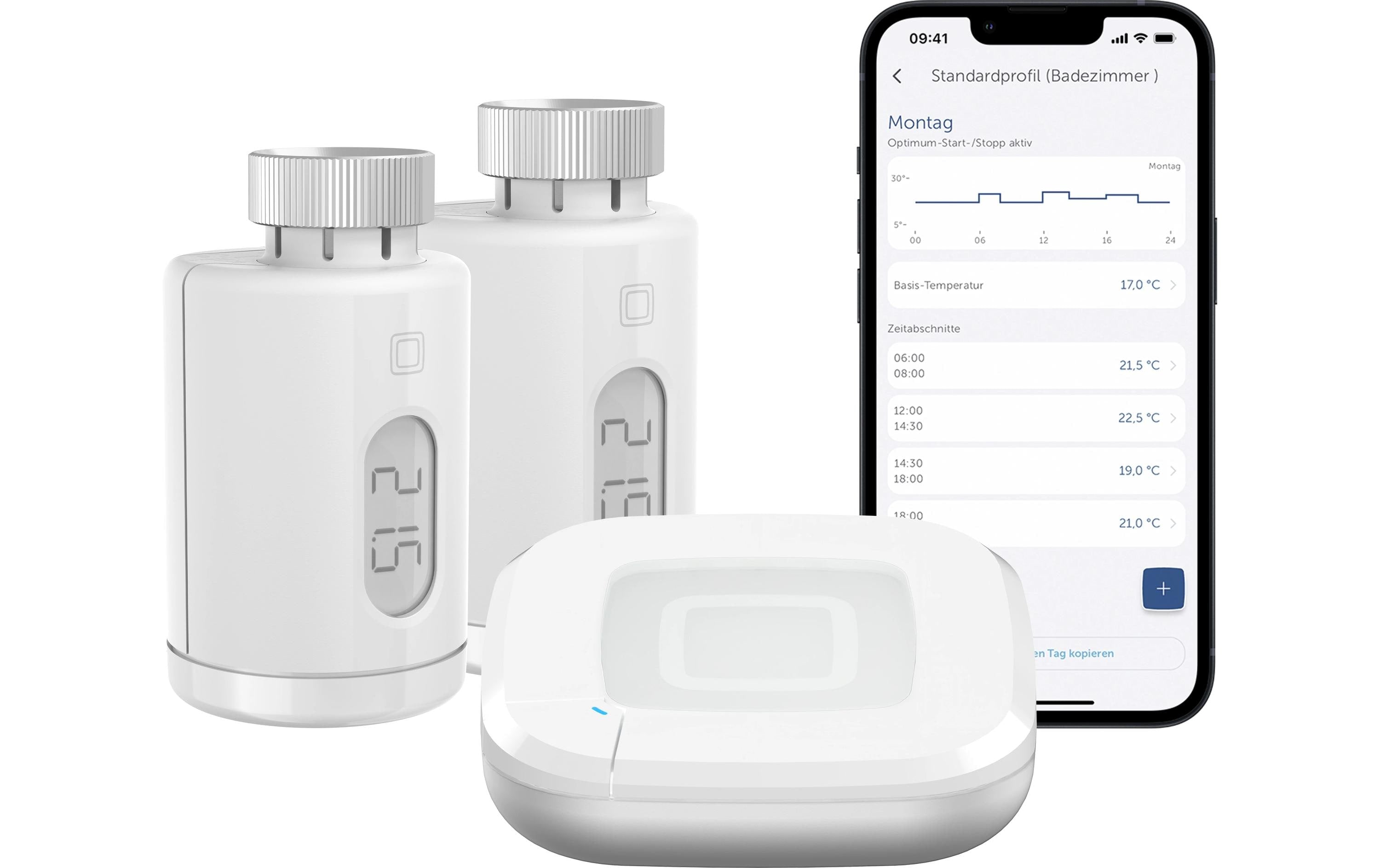 Homematic IP Starter Set Heizen 2x Thermo, Access Point 2