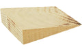 Holz Zollhaus  Holzkeil 8x6cmx0-2cm