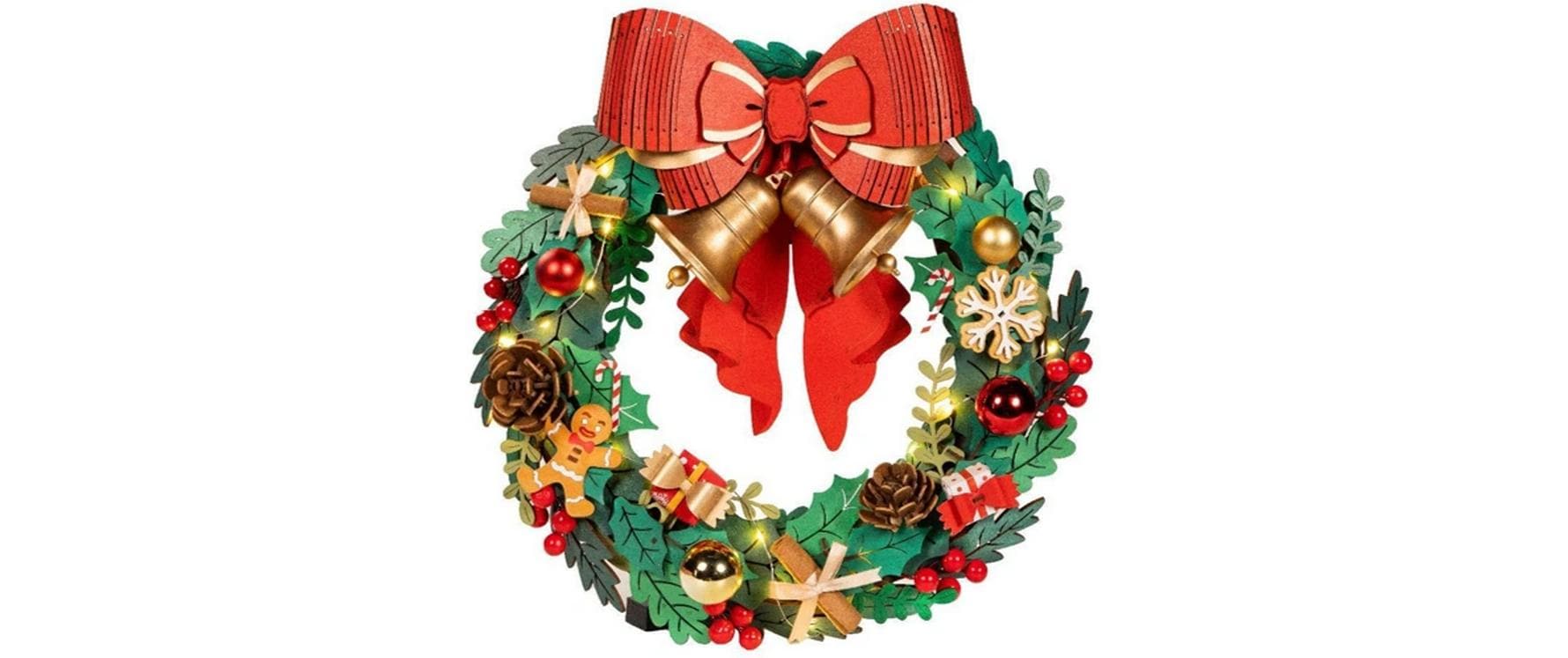 RoboTime Christmas Wreath Holzbausatz