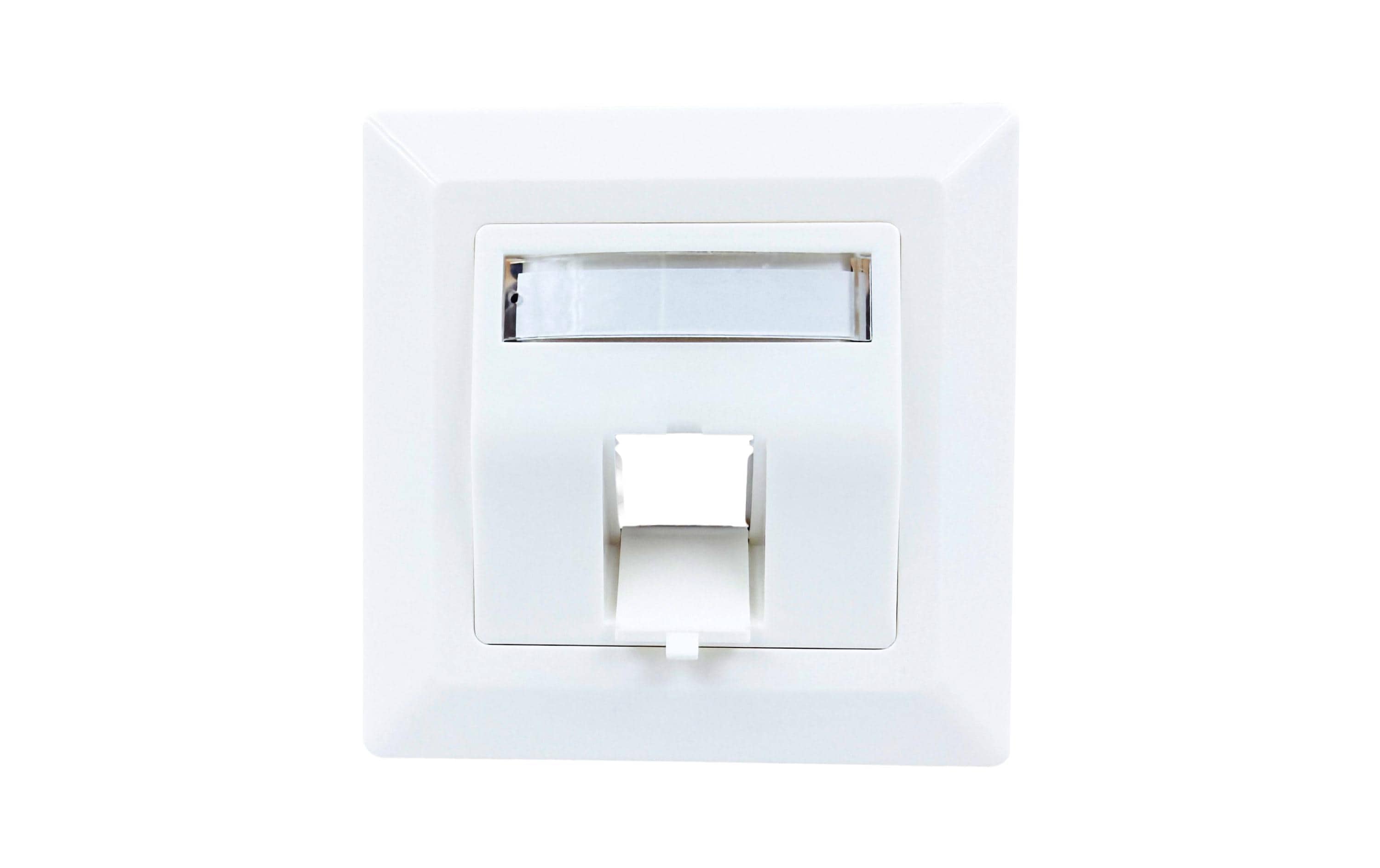 Wirewin Leerdatendose, 1-fach reinweiss, für Keystone Modul