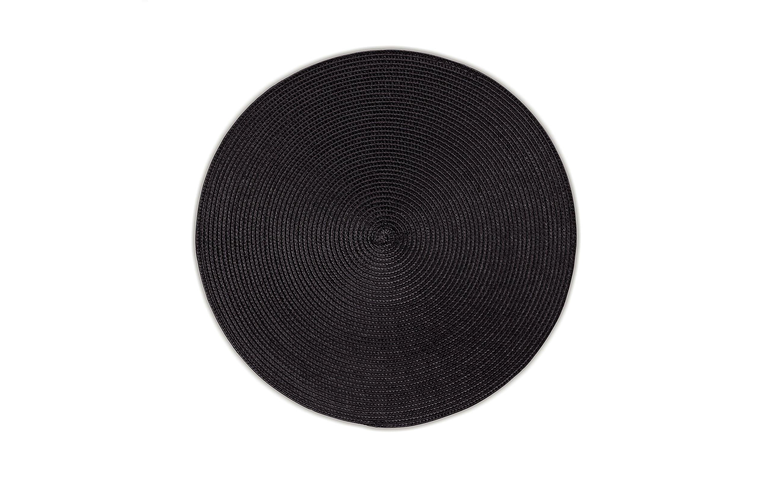 Kela Tischset Kimya Schwarz 1 Stück, PP-Kunststoff, 38 cm
