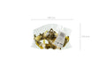 Partydeco Maske gold 17 x 9 cm, mit Band gebunden