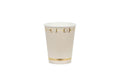 Partydeco Becher Steigbügel beige, 9 cm, 220ml, 6 Stück