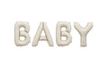 Partydeco Folienballon Baby beige, 90 x 35 cm, 1 Stück