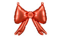 Partydeco Folienballon Schleife rot, 25,5 x 25 cm, 1 Stück