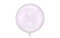 Partydeco Ballon Transparent lila D: 40 cm, transparent, zum beplotten