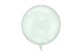 Partydeco Ballon Transparent grün D: 40 cm, transparent, zum beplotten