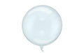 Partydeco Ballon Transparent blau D: 40 cm, transparent, zum beplotten