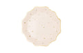 Partydeco Teller Sterne beige, 21 cm, 6 Stück