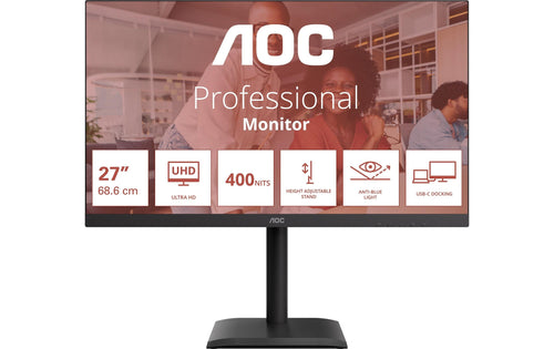 AOC 27" U27E4CV, 3840x2160, 60Hz