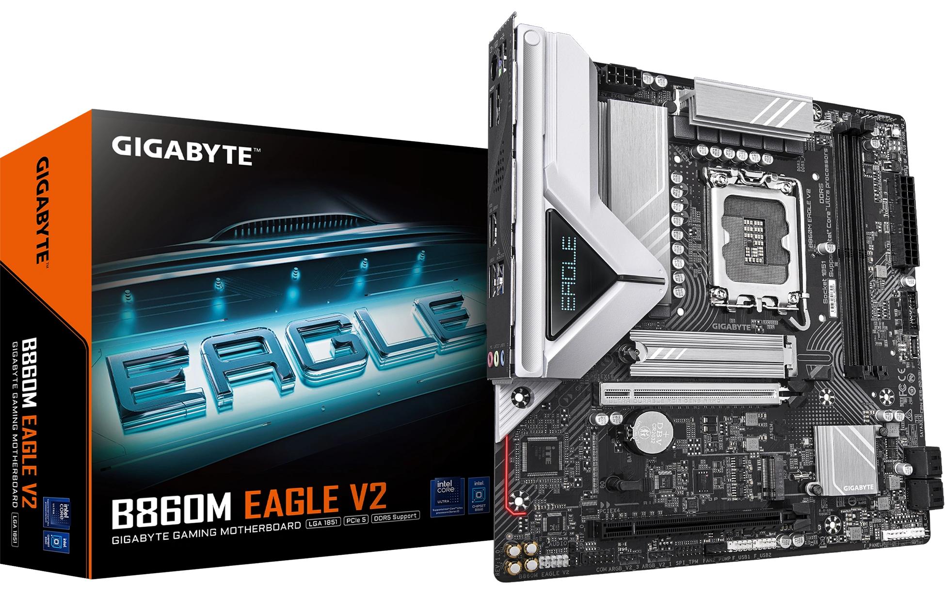 Gigabyte B860M EAGLE V2, uATX LGA1851, Intel B860, 4x DDR5