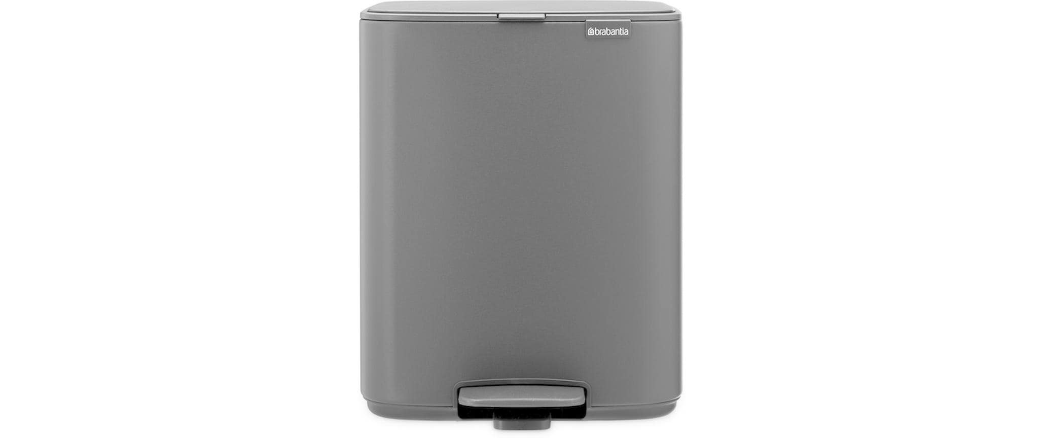 Brabantia Treteimer Bo 12 Liter Mineral Infinite Grey