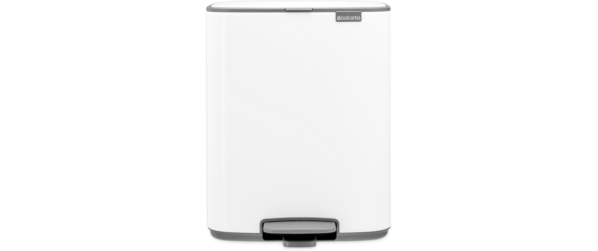 Brabantia Treteimer Bo 12 Liter White