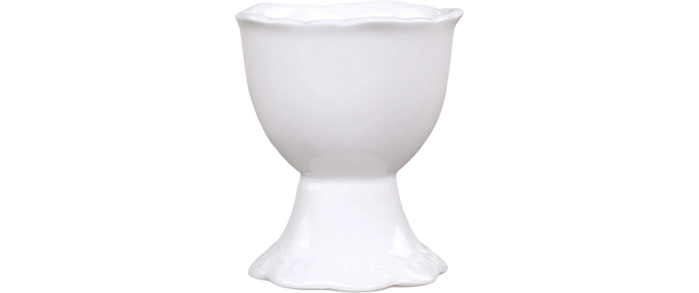 Chic Antique Eierbecher provence weiss H: 6 cm, D: 5 cm