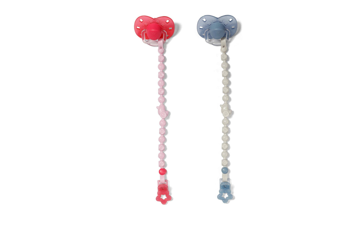 BABY born Mag. Schnuller m. Clip assortiert
