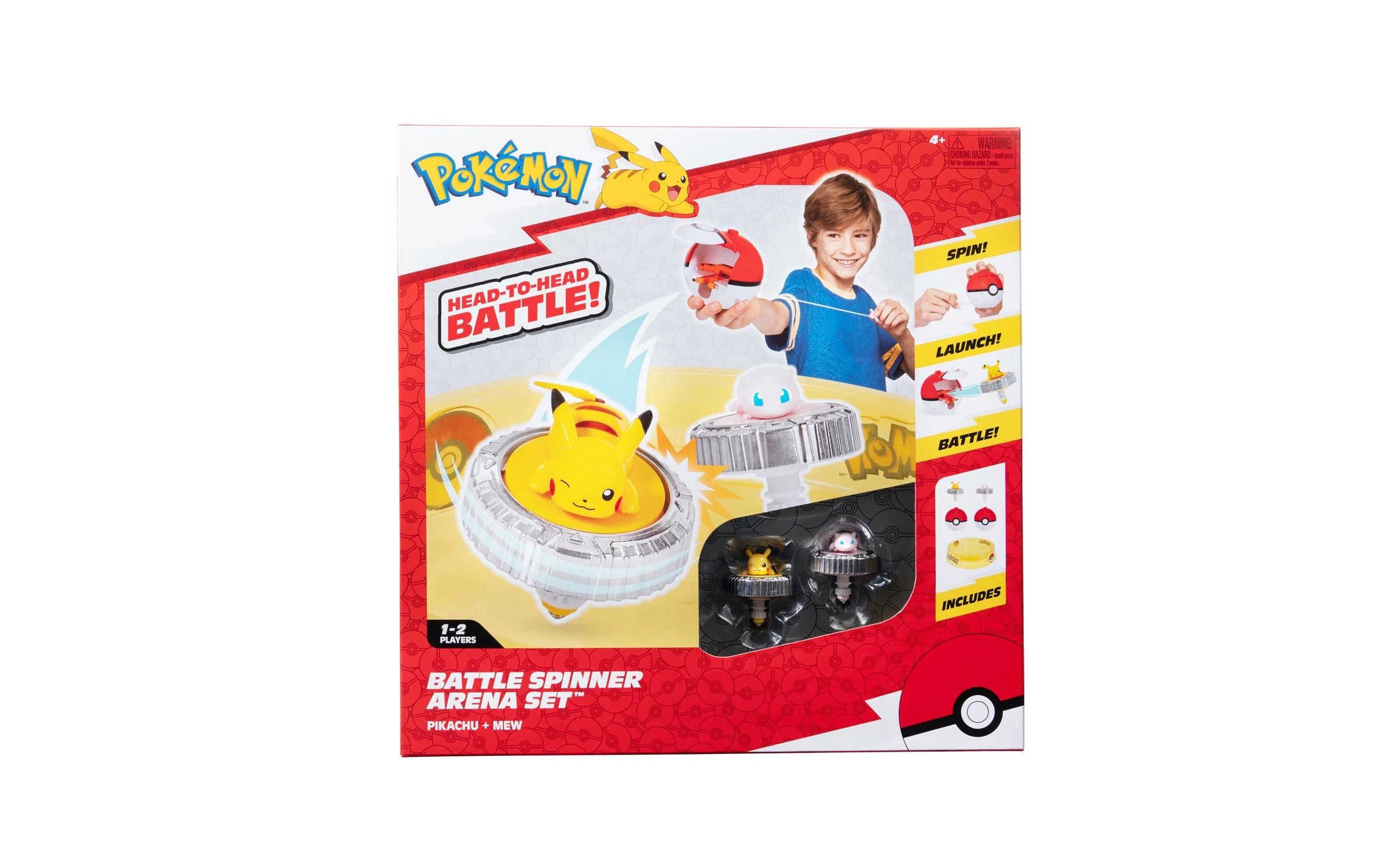 Pokémon Battle Spinner Arena Set mit Pikachu und Mew