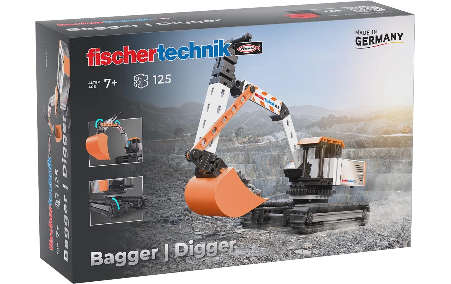 fischertechnik Bagger Alter: 7+, Teile: 125