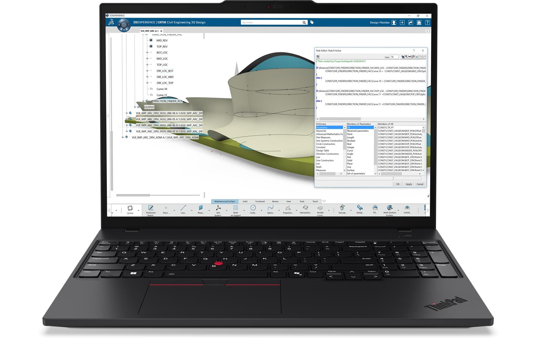 Lenovo ThinkPad P16s G4, AI 7 Pro350, W11-P 16" WQUXGA-T OLED, 64GB, 2TB SSD, Ready
