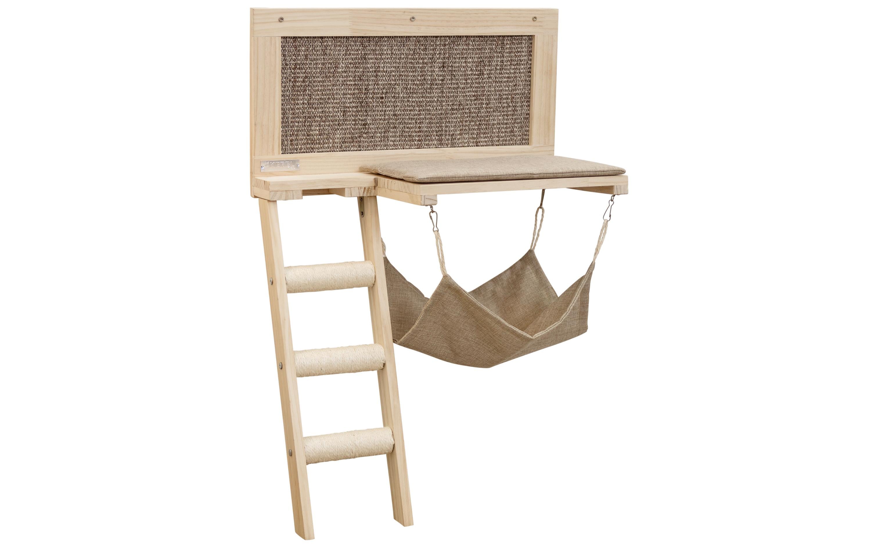 Kerbl Katzenliegebrett Timber 58x32x89 cm