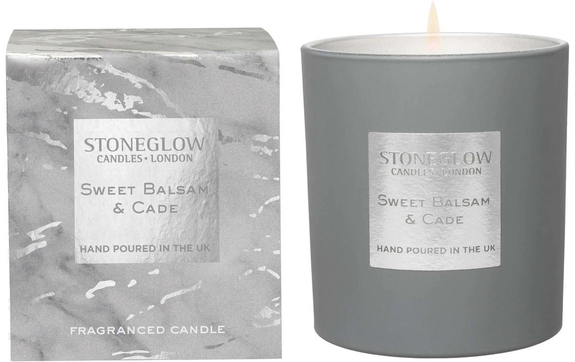 Stoneglow Duftkerze Sweet Balsam & Cade 9 x 8 cm, 40 Stunden