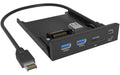 ICY BOX IB-HUB1419-i3, 2x Type-C, 2x Type-A mit USB Type-C®/Type-A Hub & Kartenleser