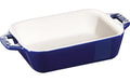 Staub Auflaufform 27x20cm, rechteckig, Dunkelblau, Keramik