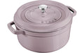 Staub Cocotte 24cm, rund, Kirschblüte, Gusseisen 3.7l