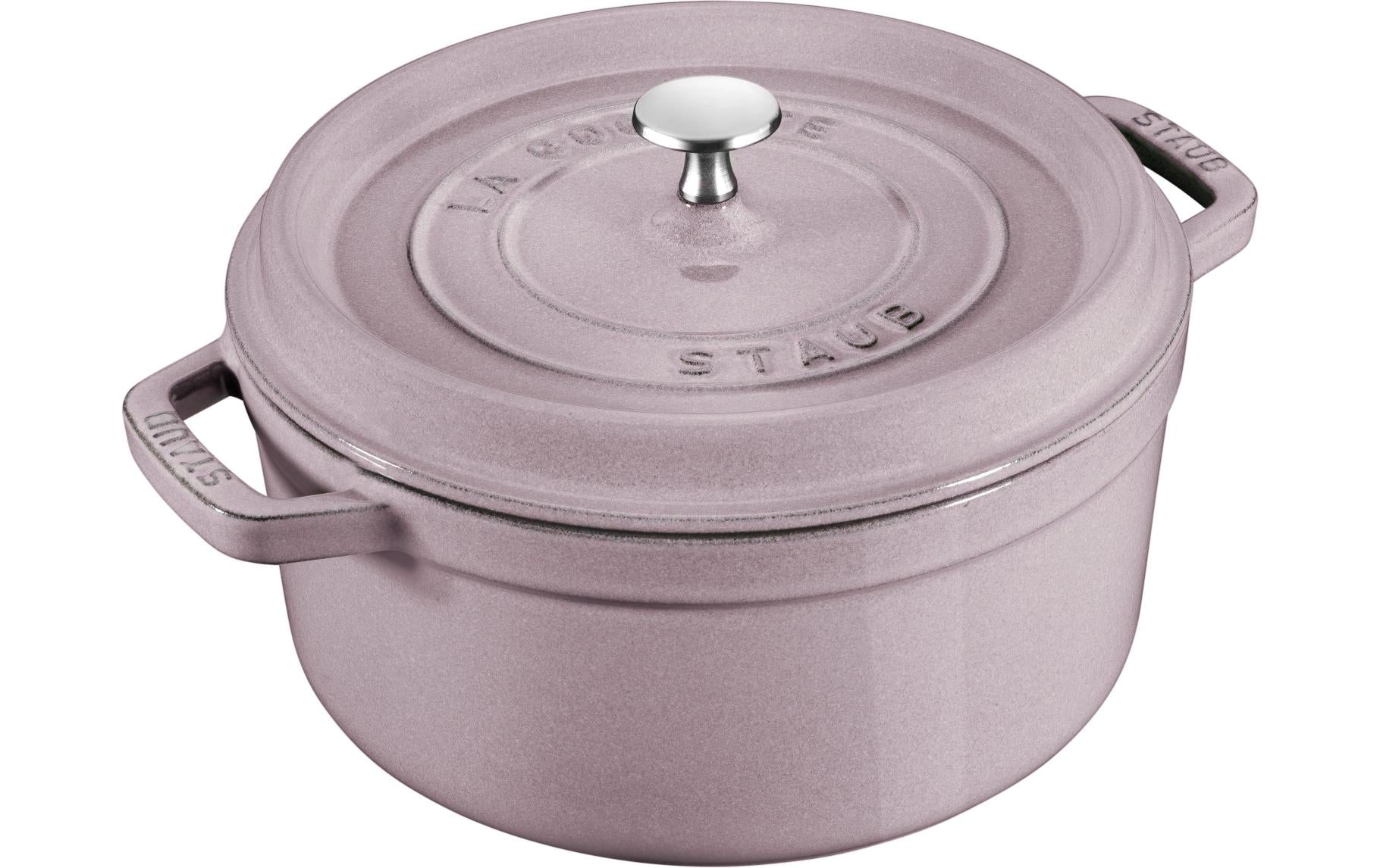 Staub Cocotte 24cm, rund, Kirschblüte, Gusseisen 3.7l