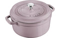 Staub Cocotte 22cm, rund, Kirschblüte, Gusseisen 2.6l