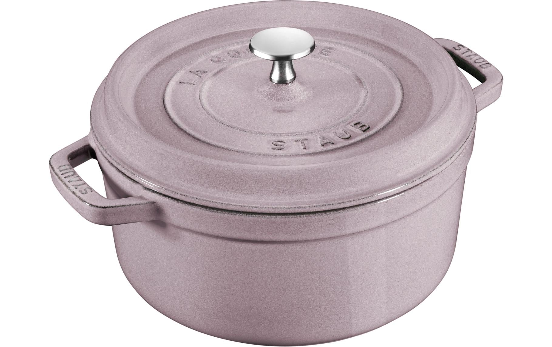 Staub Cocotte 22cm, rund, Kirschblüte, Gusseisen 2.6l