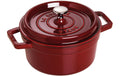 Staub Cocotte 22cm, rund, Grenadine-Rot, Gusseisen 2.6l
