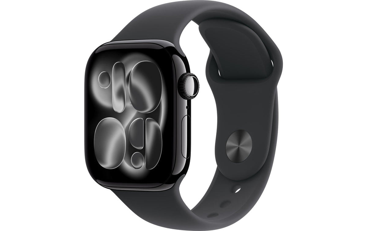 Apple Watch S11 GPS 42 Jet Black Alu M mit Black Sport Band - M/L