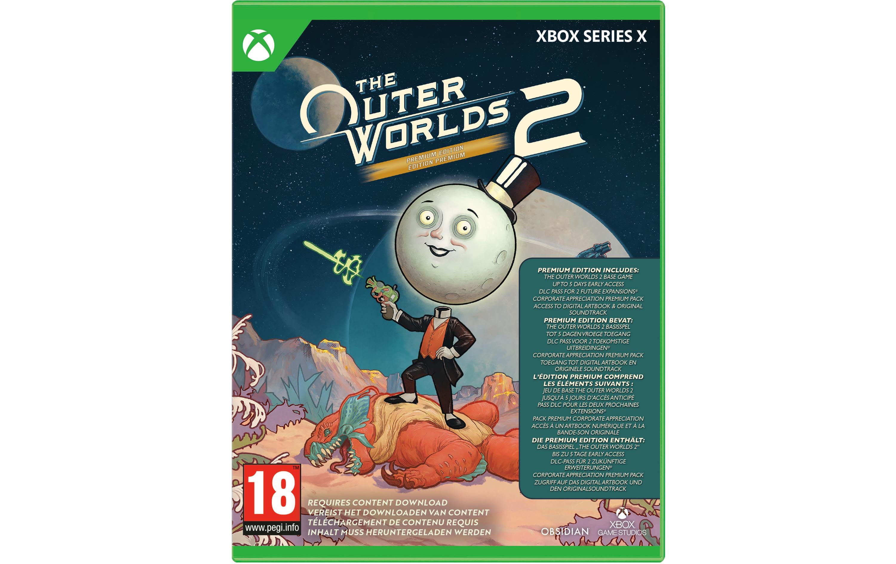 The Outer Worlds 2 Premium Edition, XSX Alter: 18+, (CIAB)