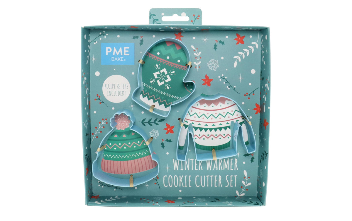 PME Ausstechformen Set Warmer Winter 3-teilig, aus Metall