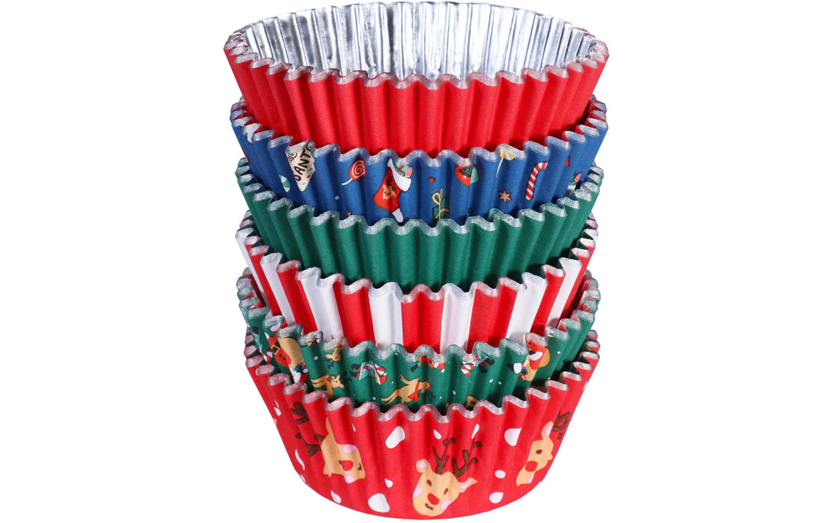 PME Cupcake Backförmchen Santa Mix 100 Stück