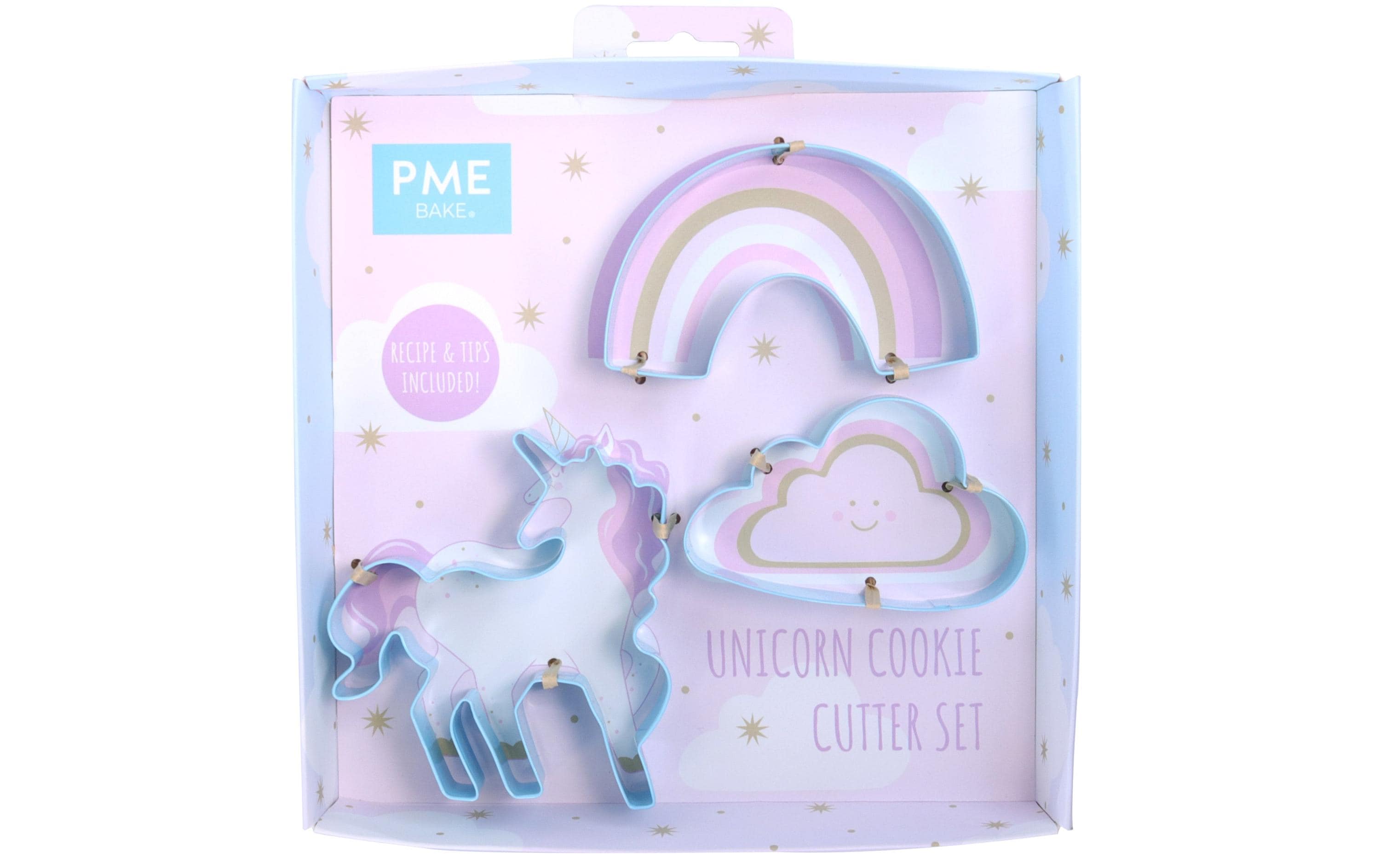 PME Ausstechformen-Set Einhorn 3-teilig, aus Metall