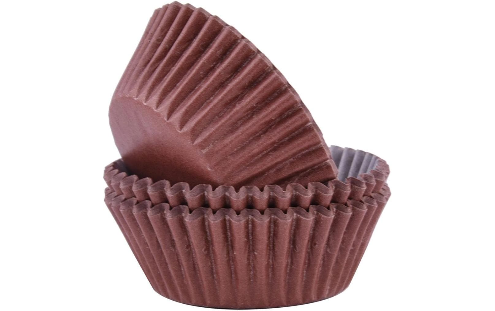 PME Muffin Backförmchen Braun 60 Stück 5 cm Durchmesser