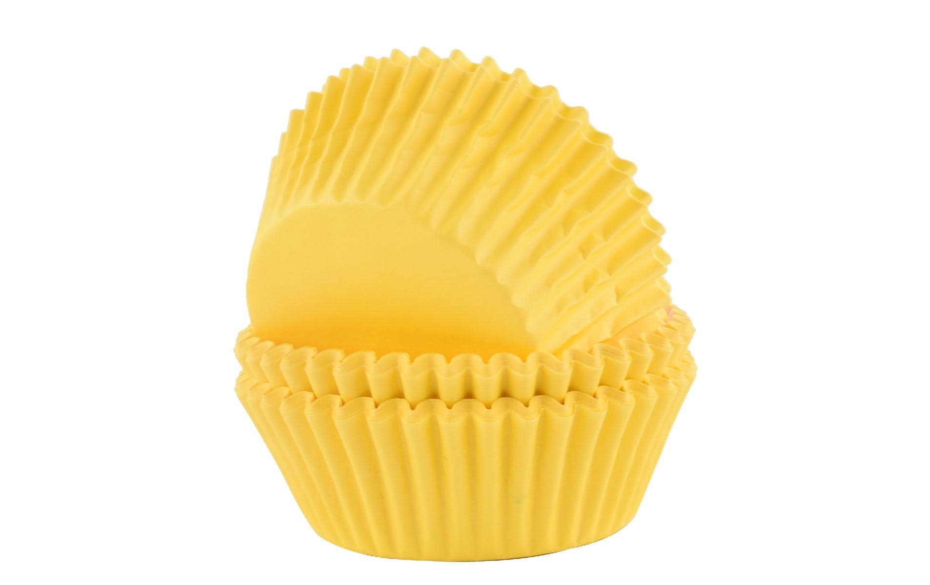 PME Muffin Backförmchen Gelb 60 Stück 5 cm Durchmesser