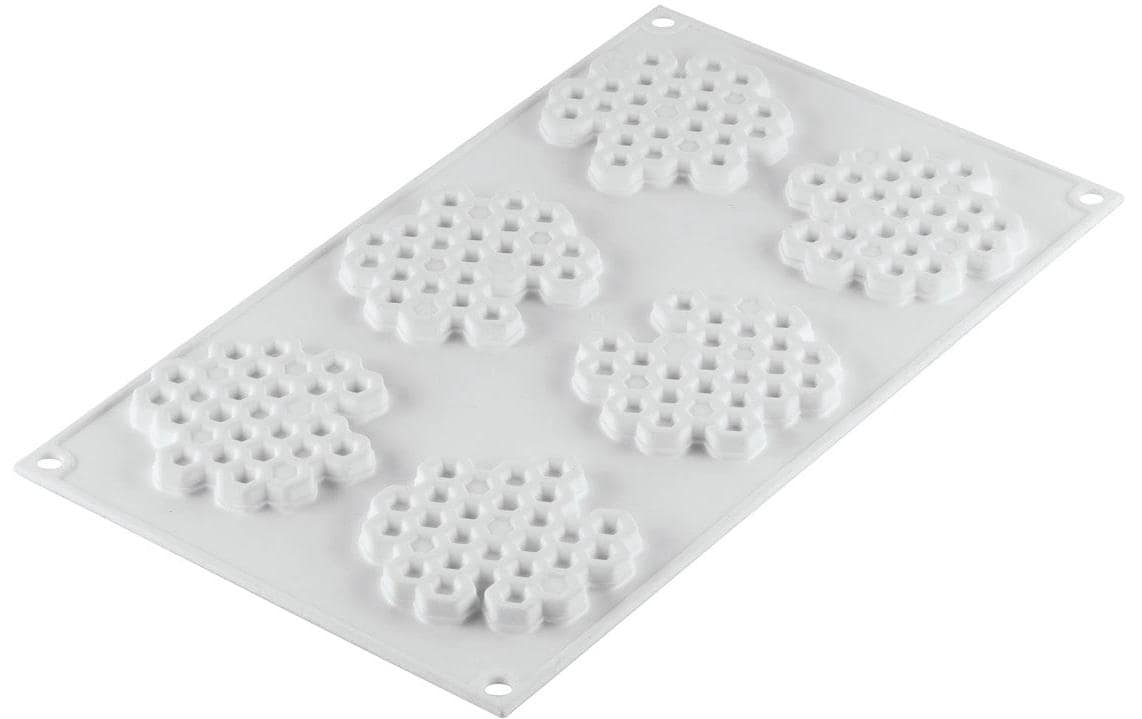 Silikomart Form Honigwabe mittel 6 Mulden, Füllmenge 6x18 ml