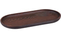 Kadastar Servierplatte oval klein Thermo-Esche, 25 x 12 cm