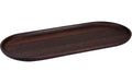 Kadastar Servierplatte oval gross Thermo-Esche, 35 x 15 cm