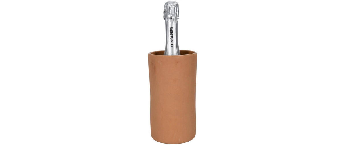 NOUVEL Weinkühler "Originale", Terracotta für 7.5 dl - 1 L Flaschen, 11 x 21 cm