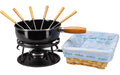 NOUVEL Set Modern Black mit Brotkorb -