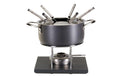 NOUVEL Fondue Set Aluguss "Grey" für Gemüse und Fleisch, 9-teilig